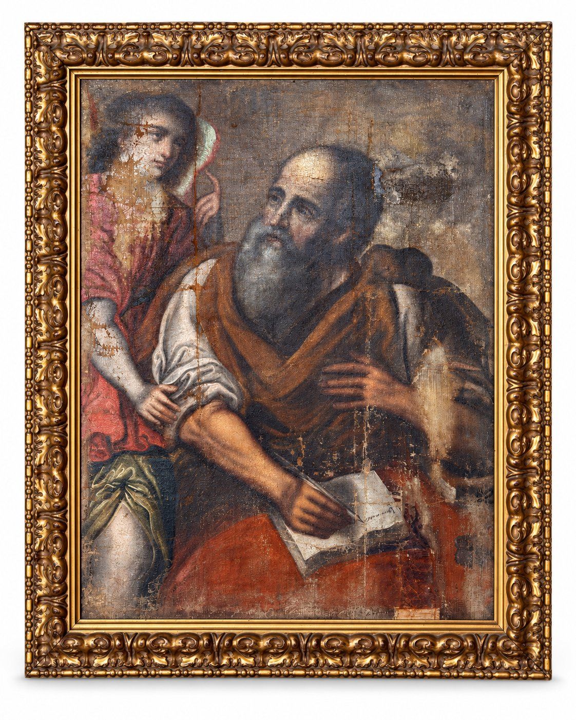São Mateus Evangelista por Artista não identificado